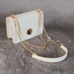 VIKTORIA SHINE KÜRE KİLİT GOLD ZİNCİRLİ ÇANTA