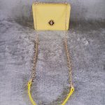 VIKTORIA SHINE KÜRE KİLİT GOLD ZİNCİRLİ ÇANTA