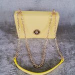 VIKTORIA SHINE KÜRE KİLİT GOLD ZİNCİRLİ ÇANTA